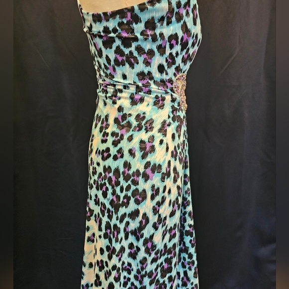 Animal print, maxi, dress, wedding, formal, party, prom, senior ball, colorful - Picture 8 of 12